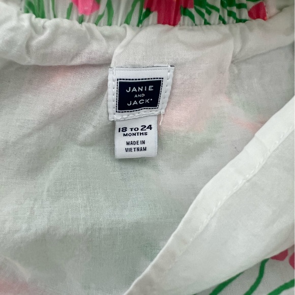 Janie and Jack Floral Peplum Top - Size 18-24 months - Picture 4 of 4